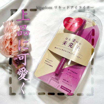 リキッドアイライナーWP		/キングダム/リキッドアイライナーを使ったクチコミ(1枚目)