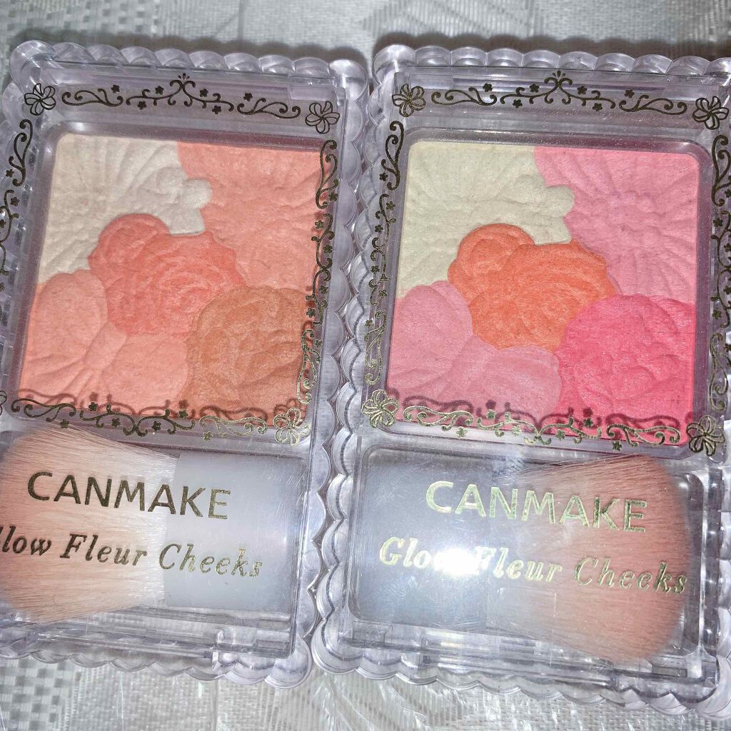 グロウフルールチークス/キャンメイク/パウダーチークを使ったクチコミ(3枚目)