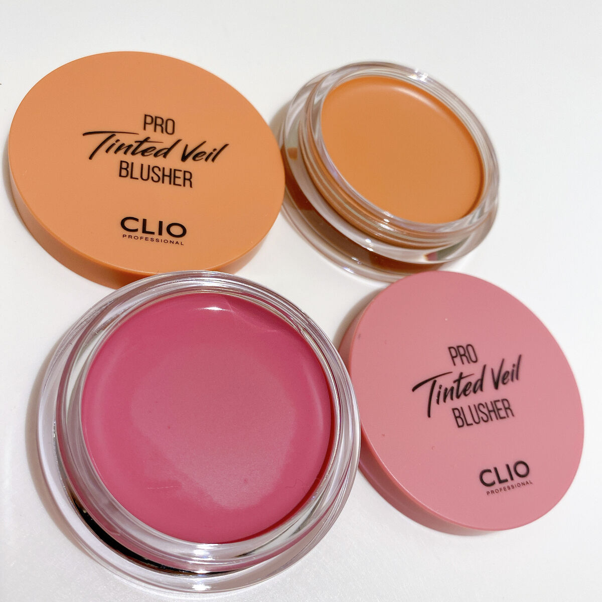 TINTED VEIL BLUSHER 06 Sweet As You/CLIO/ジェル・クリームチークを使ったクチコミ（1枚目）