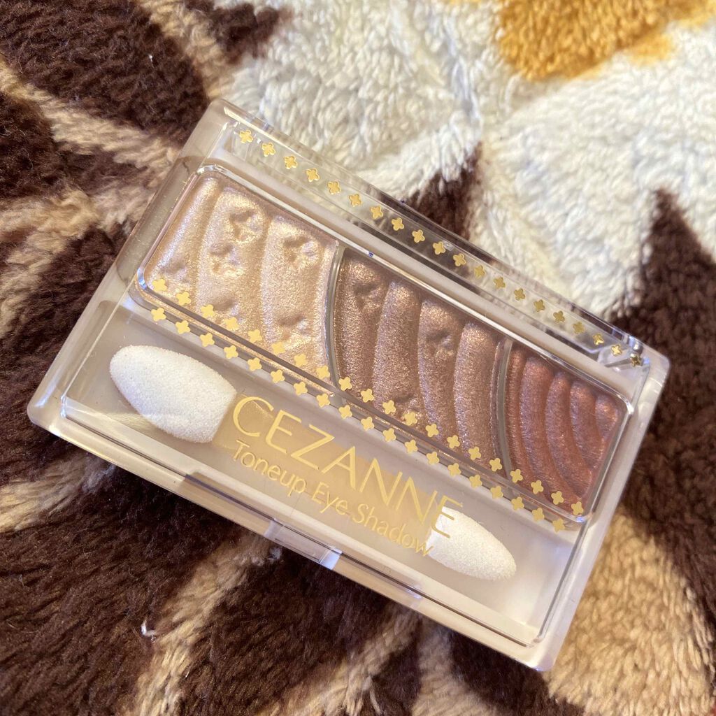 トーンアップアイシャドウ/CEZANNE/アイシャドウパレットを使ったクチコミ(1枚目)