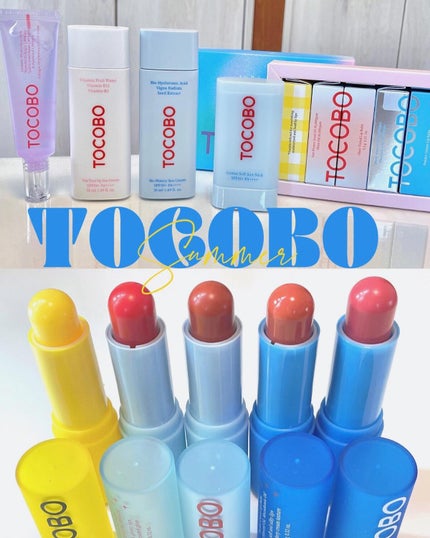 パウダークリームリップバーム/TOCOBO/リップバームを使ったクチコミ(1枚目)