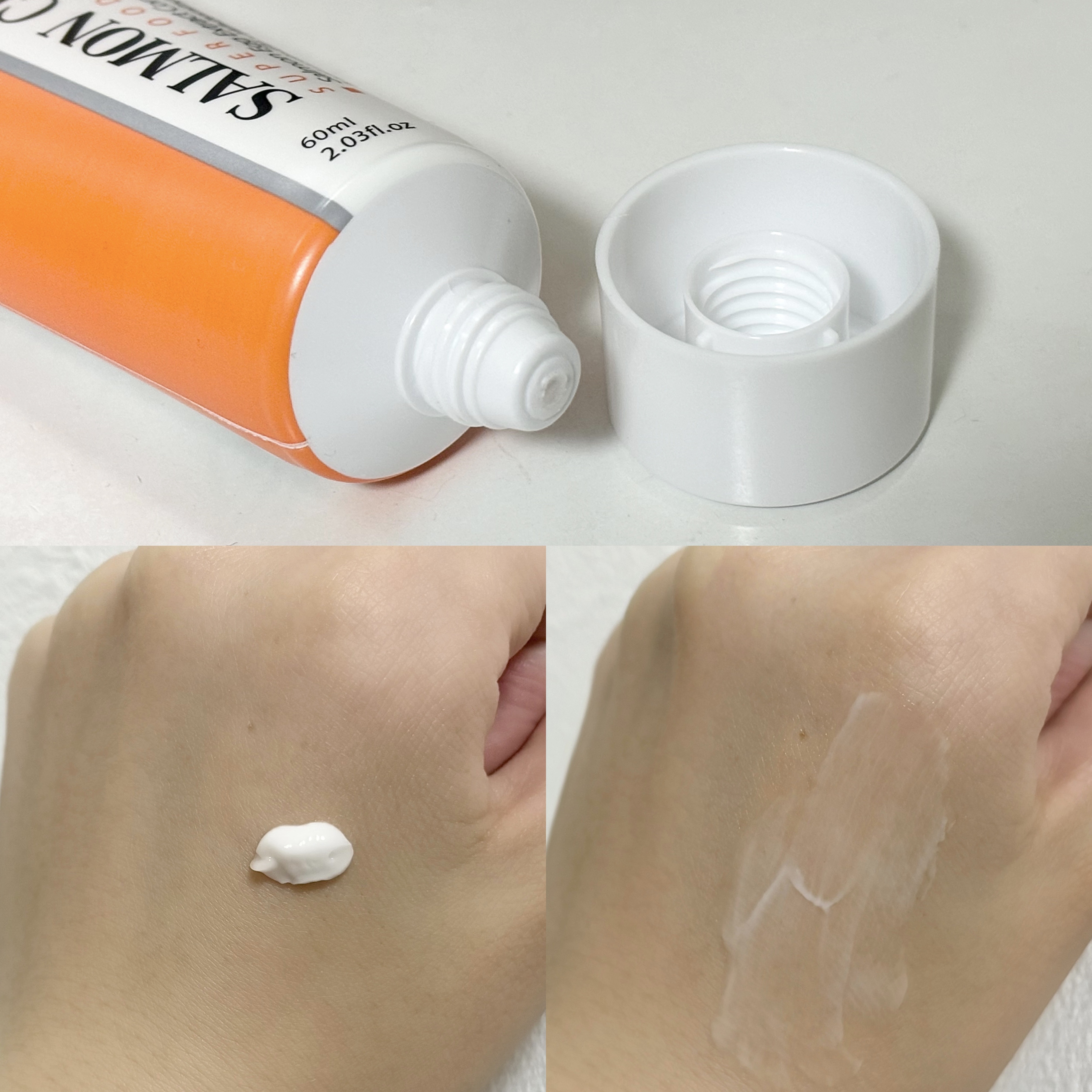 プレミアムヴィーガンインテンシブ ライトサンセラム/3W CLINIC(韓国)/日焼け止めミルクを使ったクチコミ（3枚目）