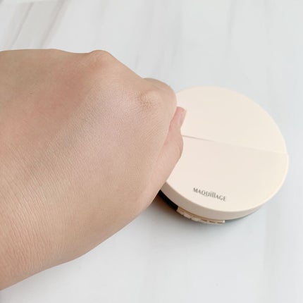 ドラマティッククッションジェリー/マキアージュ/クッションファンデーションを使ったクチコミ(4枚目)