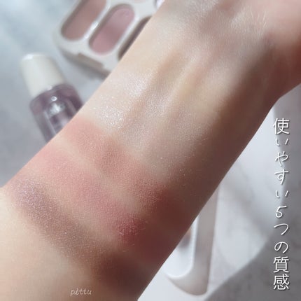 フォーエバー6アイパレット/Laka/アイシャドウパレットを使ったクチコミ(4枚目)