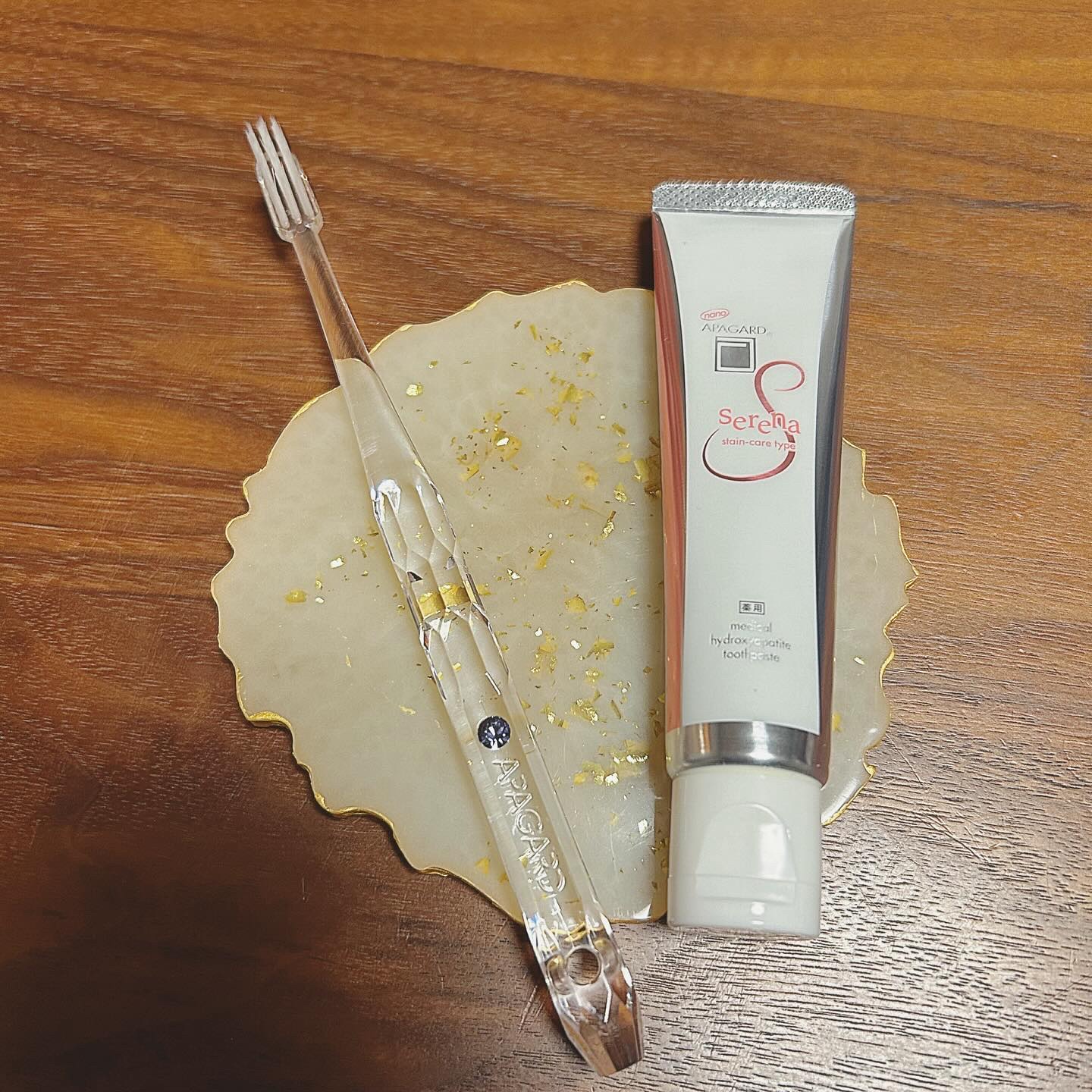 アパガードクリスタル歯ブラシ/アパガード/歯ブラシを使ったクチコミ（1枚目）