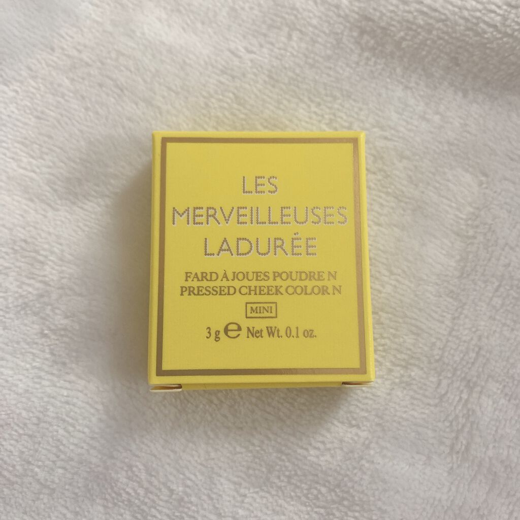 プレスト チークカラー N (ミニ)/レ・メルヴェイユーズ ラデュレ/パウダーチークを使ったクチコミ(3枚目)