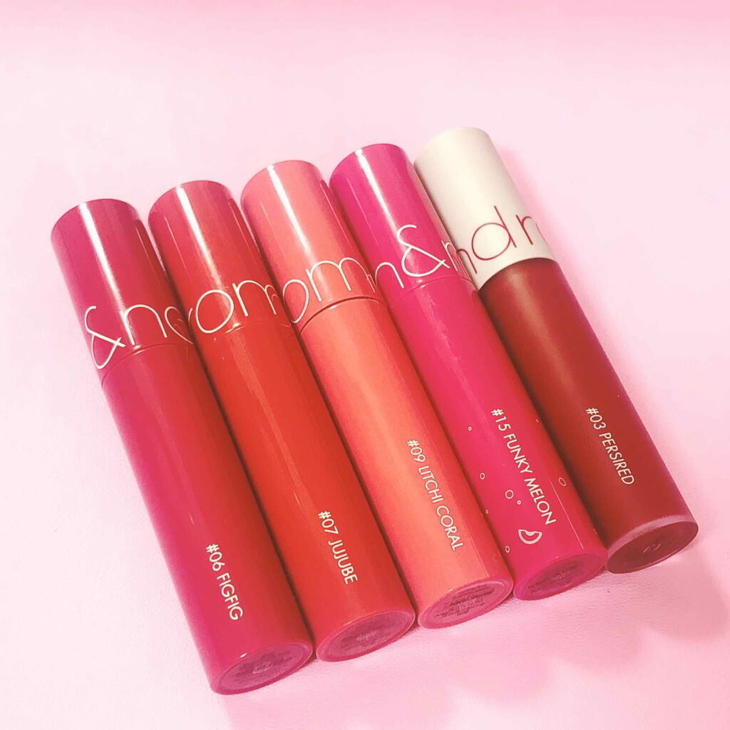 ジューシーラスティングティント/rom&nd/リップティントを使ったクチコミ（1枚目）