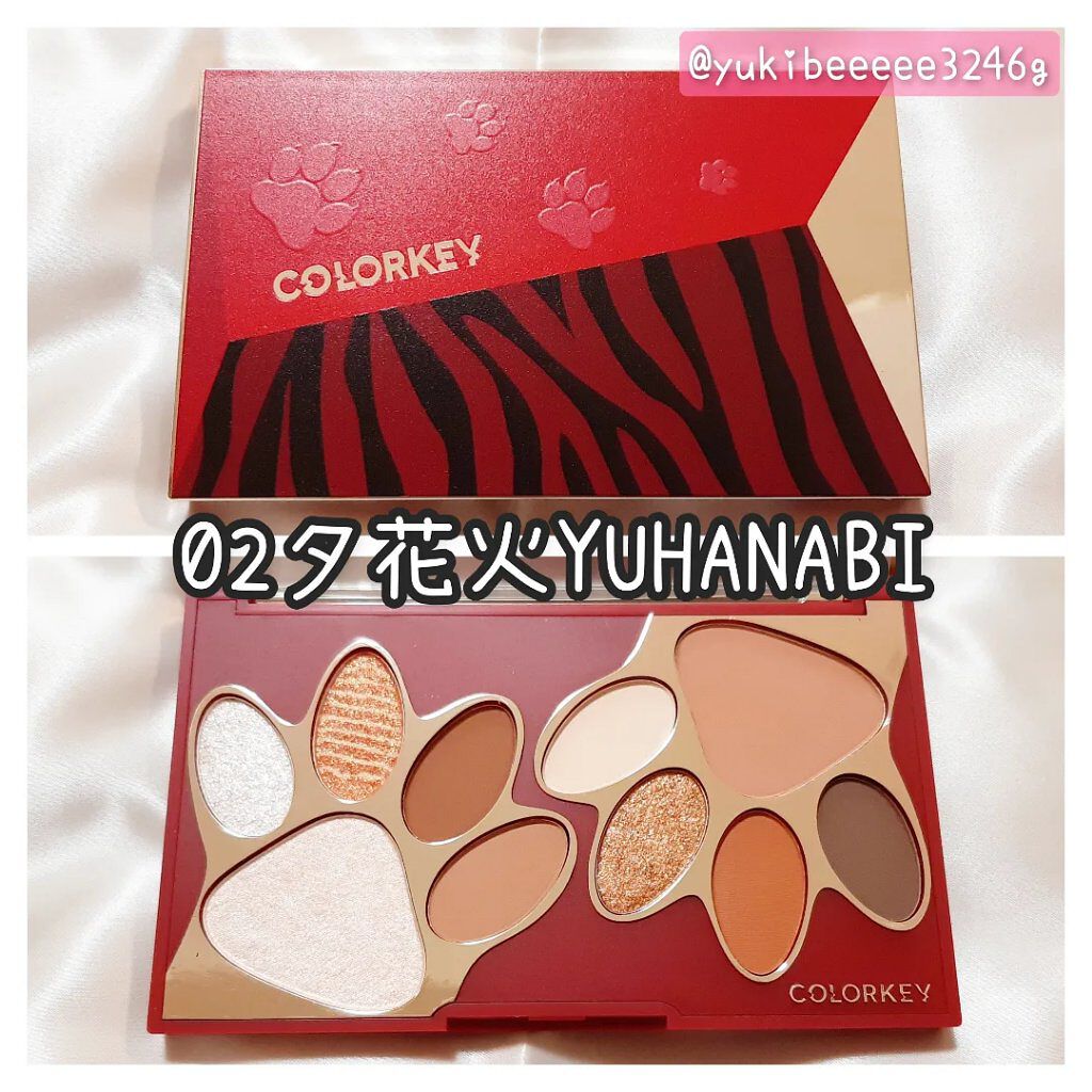 トラ十色アイシャドウパレット/COLORKEY/アイシャドウパレットを使ったクチコミ（2枚目）