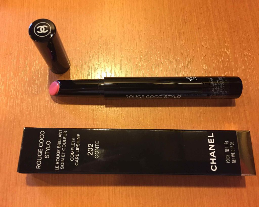 ルージュ ココ スティロ 202 コント/CHANEL/口紅を使ったクチコミ（1枚目）