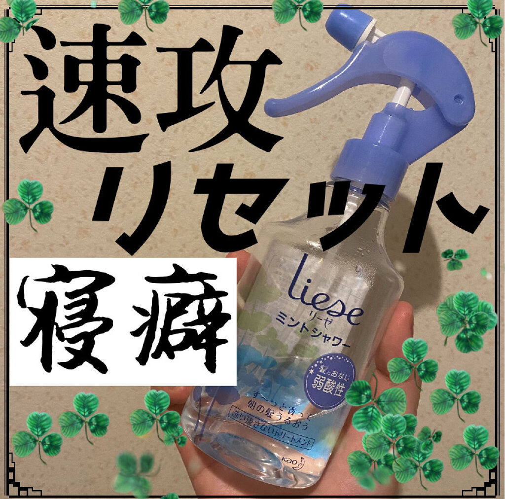 うるおいミントシャワー/リーゼ/プレスタイリング・寝ぐせ直しを使ったクチコミ（1枚目）
