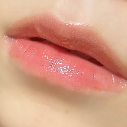 ジューシーラスティングティント 34 ベアタンジェリン(BARE TANGERINE)/rom&nd/リップティントを使ったクチコミ（3枚目）