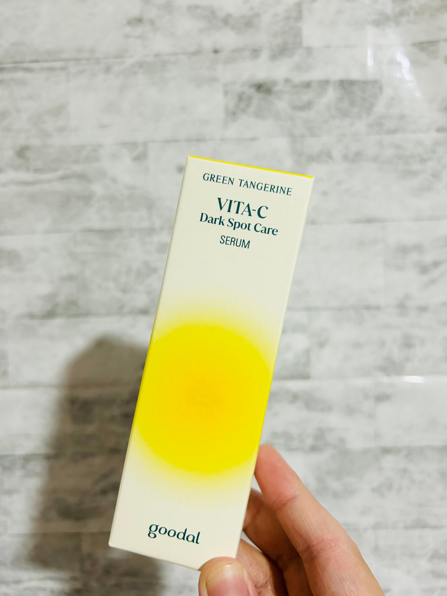 グリーンタンジェリン ビタC ダークスポットケアセラム/goodal/美容液を使ったクチコミ(3枚目)