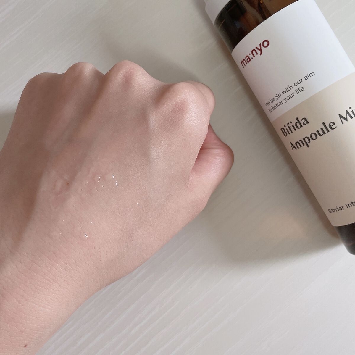 ビフィダアンプルミスト/manyo/ミスト状化粧水を使ったクチコミ（3枚目）