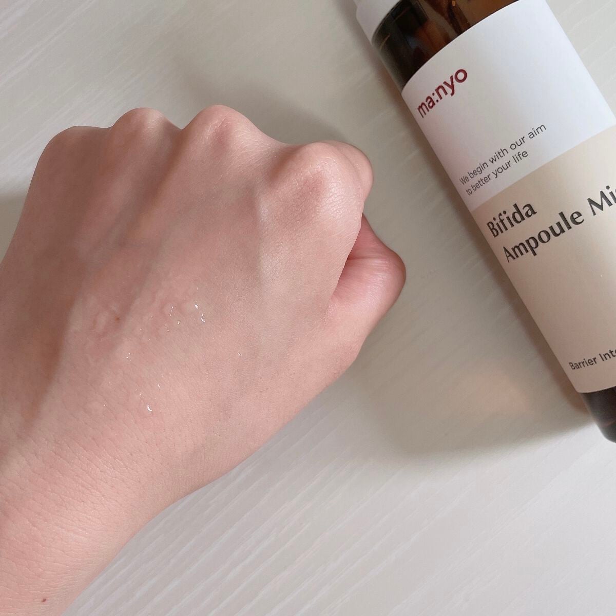 ビフィダアンプルミスト/manyo/ミスト状化粧水を使ったクチコミ(3枚目)