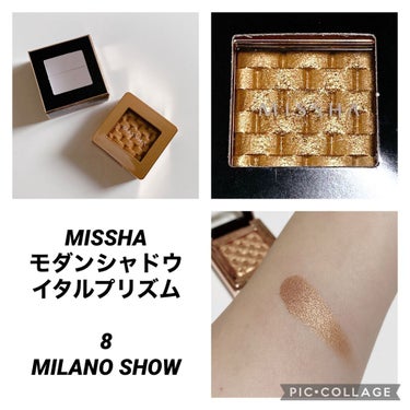 モダンアイシャドウ イタルプリズム/MISSHA/パウダーアイシャドウを使ったクチコミ（1枚目）