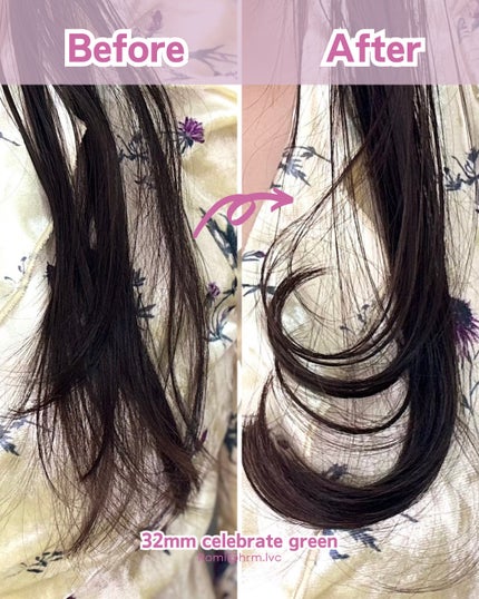 セラミックカール ヘアアイロン/SALONIA/カールアイロンを使ったクチコミ(4枚目)