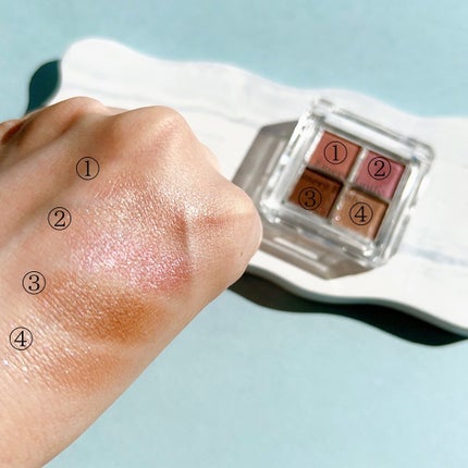 4カラー ミニアイパレット/Emery Emily/アイシャドウパレットを使ったクチコミ(3枚目)