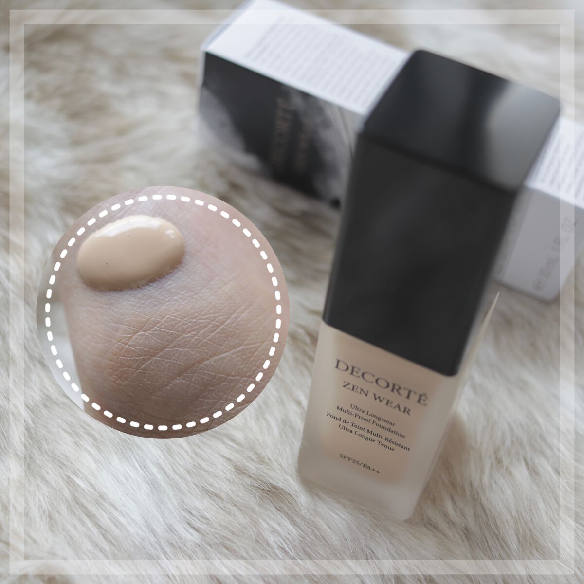ゼン ウェア フルイド/DECORTÉ/リキッドファンデーションを使ったクチコミ（2枚目）