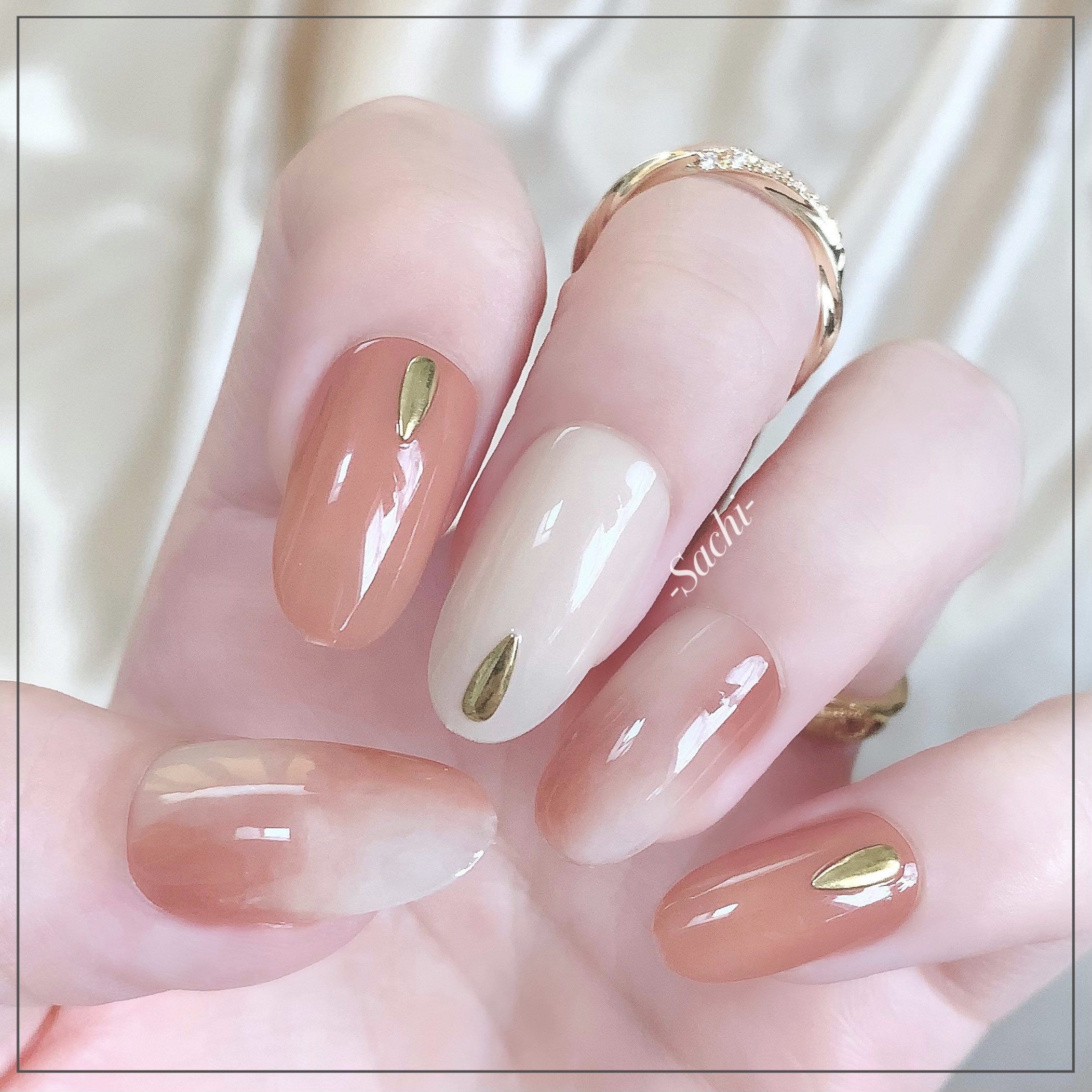 ネイルホリック Milky color BE325/ネイルホリック/マニキュアを使ったクチコミ（1枚目）