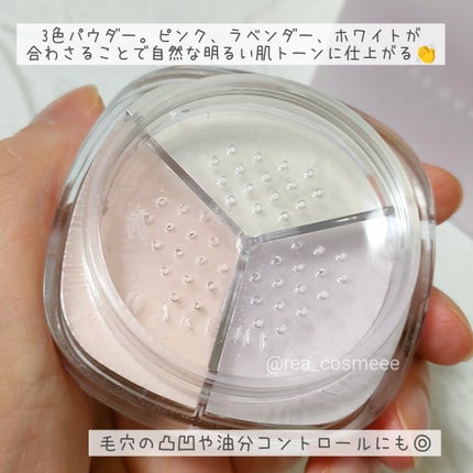 ステイフィクサーマルチカラーパウダー/wakemake/ルースパウダーを使ったクチコミ(3枚目)