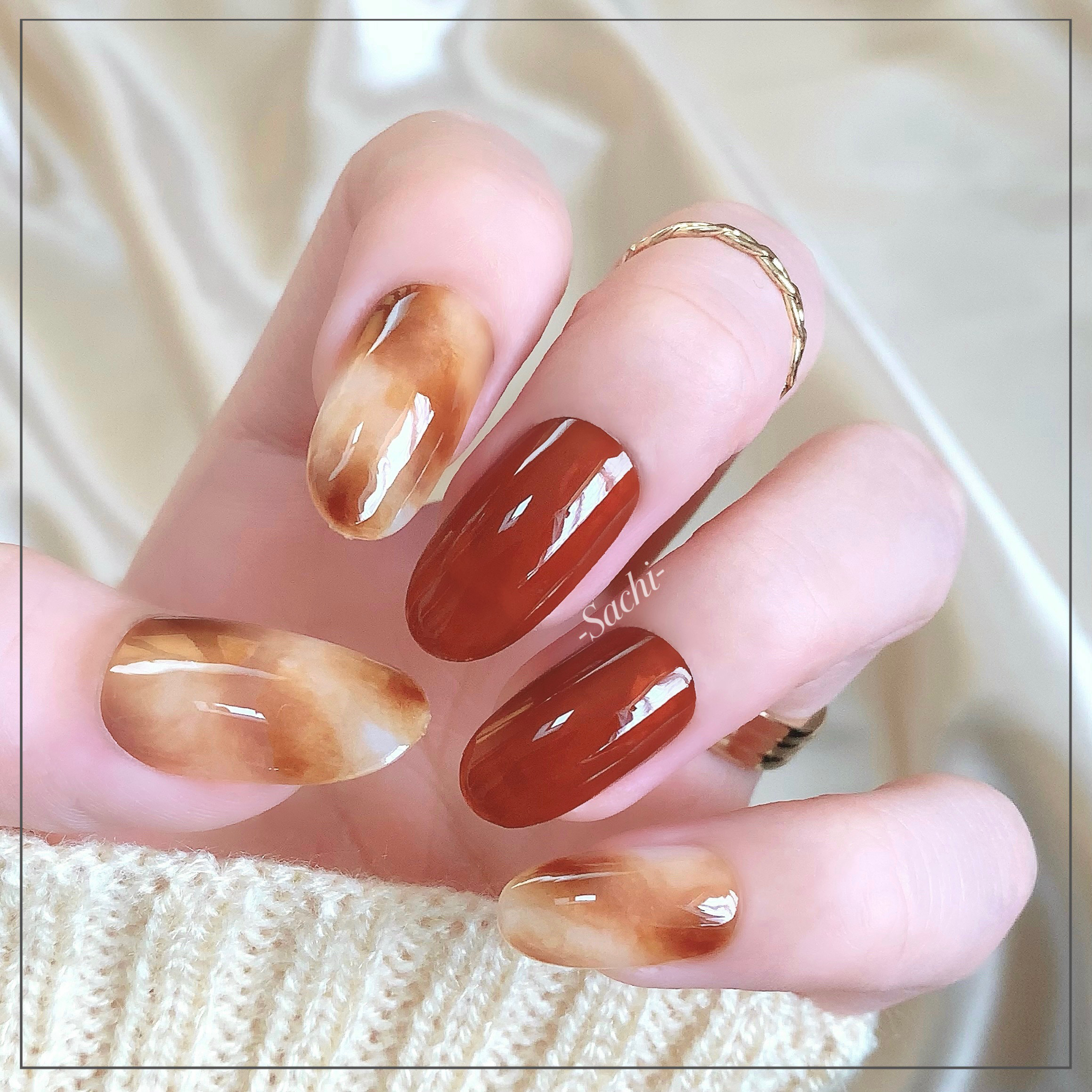 ムードペブルネイル/rom&nd/マニキュアを使ったクチコミ（2枚目）