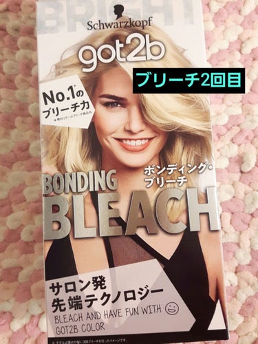 ボンディング・ブリーチ 1 箱/got2b/ブリーチ剤を使ったクチコミ（1枚目）