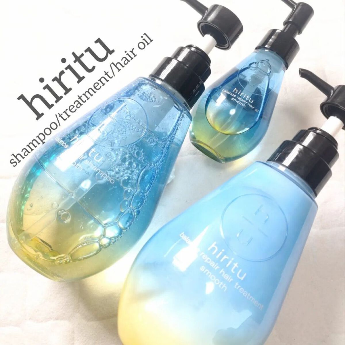 バランスリペア シャンプー/ヘアトリートメント スムース/hiritu/市販シャンプーを使ったクチコミ（1枚目）