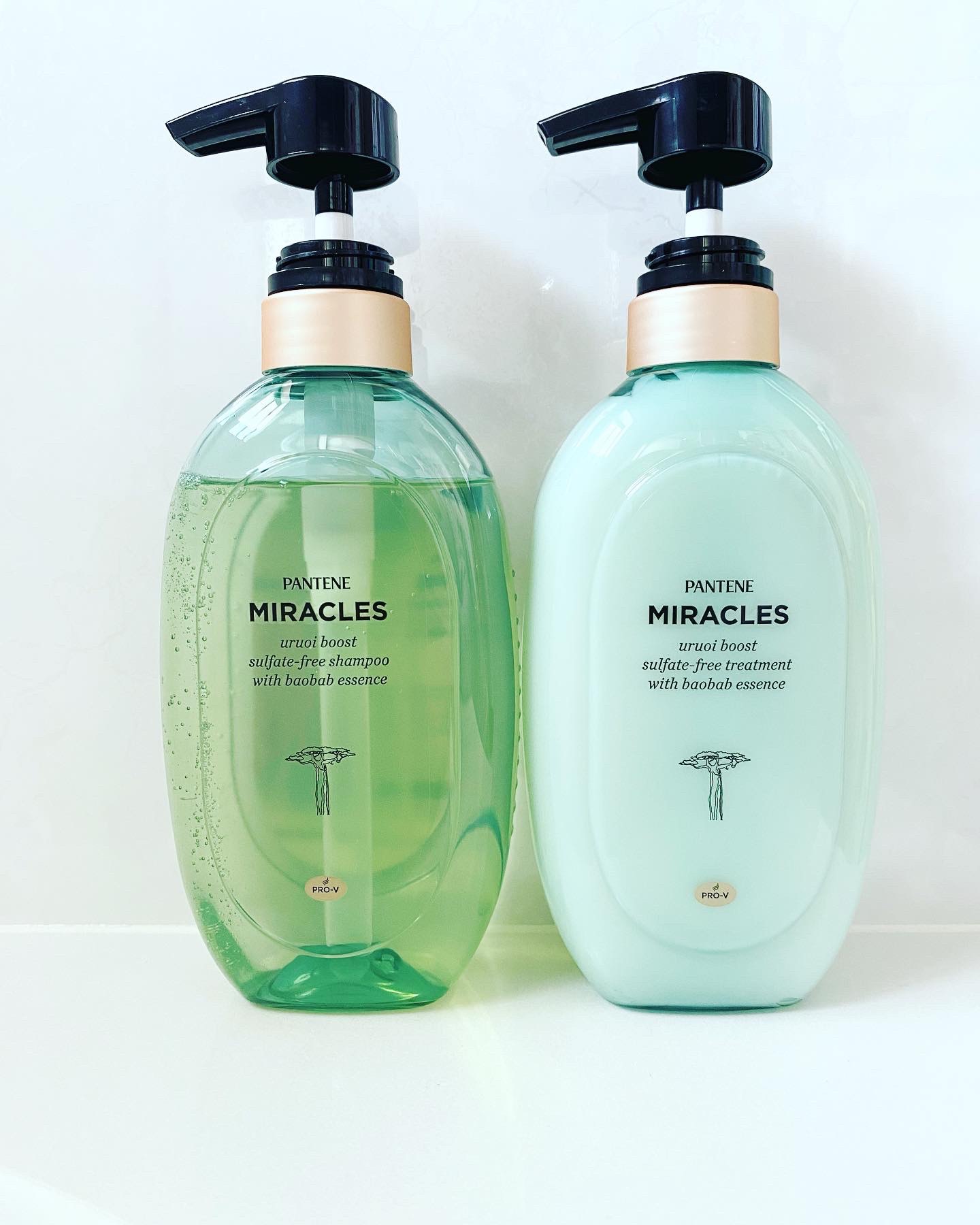 ミラクルズ うるおいブースト シャンプー/トリートメント/パンテーン/市販シャンプーを使ったクチコミ（1枚目）