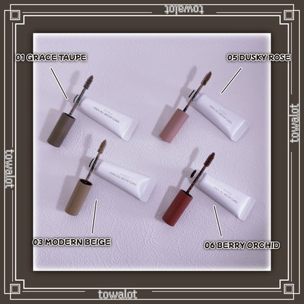 ハンオールブロウカラ/rom&nd/眉マスカラを使ったクチコミ(2枚目)