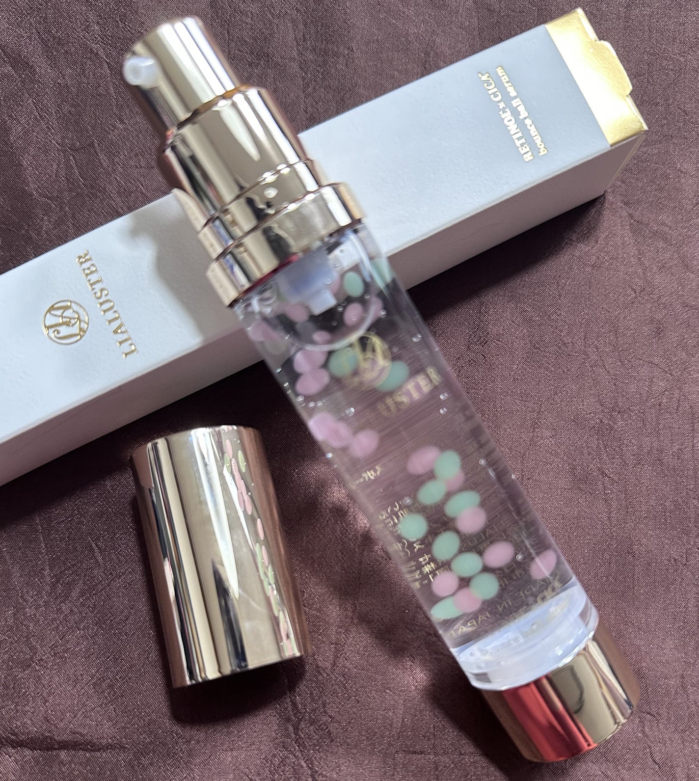 レチノール×シカ バウンスボールセラム/LIALUSTER/美容液を使ったクチコミ(2枚目)