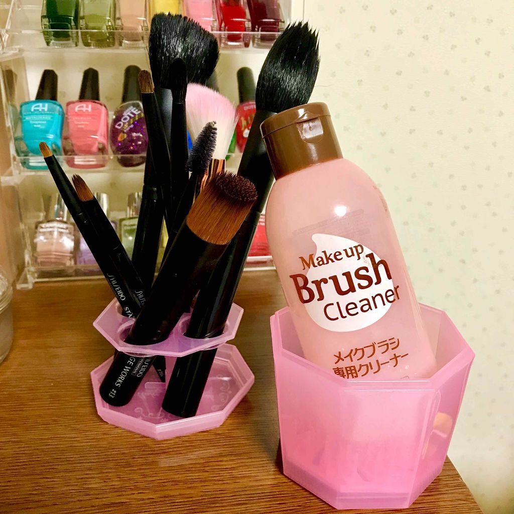 メイクブラシクリーナー/DAISO/その他化粧小物を使ったクチコミ(1枚目)