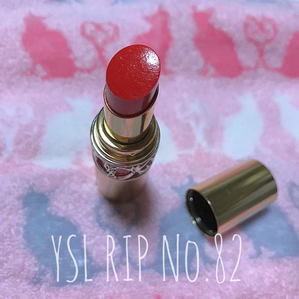 ルージュ ヴォリュプテ シャイン/YVES SAINT LAURENT BEAUTE/口紅を使ったクチコミ(1枚目)