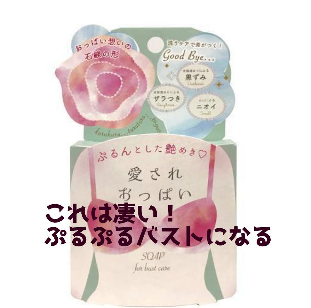 愛されおっぱい/ペリカン石鹸/ボディ石鹸を使ったクチコミ(1枚目)
