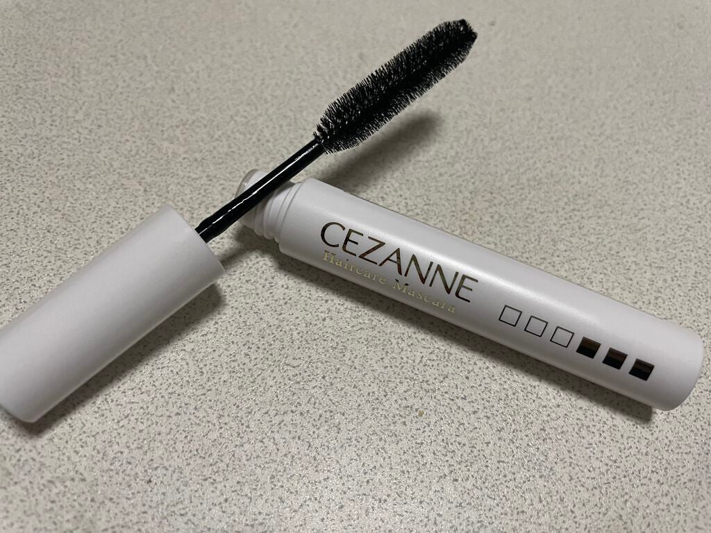 ヘアケアマスカラ/CEZANNE/ヘアジェルを使ったクチコミ(2枚目)