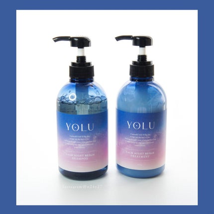 カームナイトリペアシャンプー/トリートメント/YOLU/市販シャンプーを使ったクチコミ(3枚目)