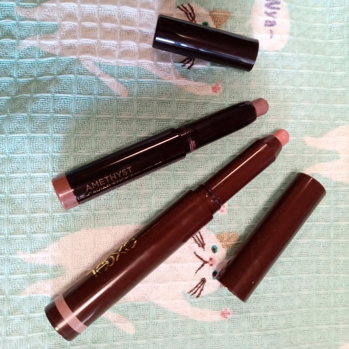 グリームオンフィットシャドウ/excel/スティックアイシャドウを使ったクチコミ(1枚目)