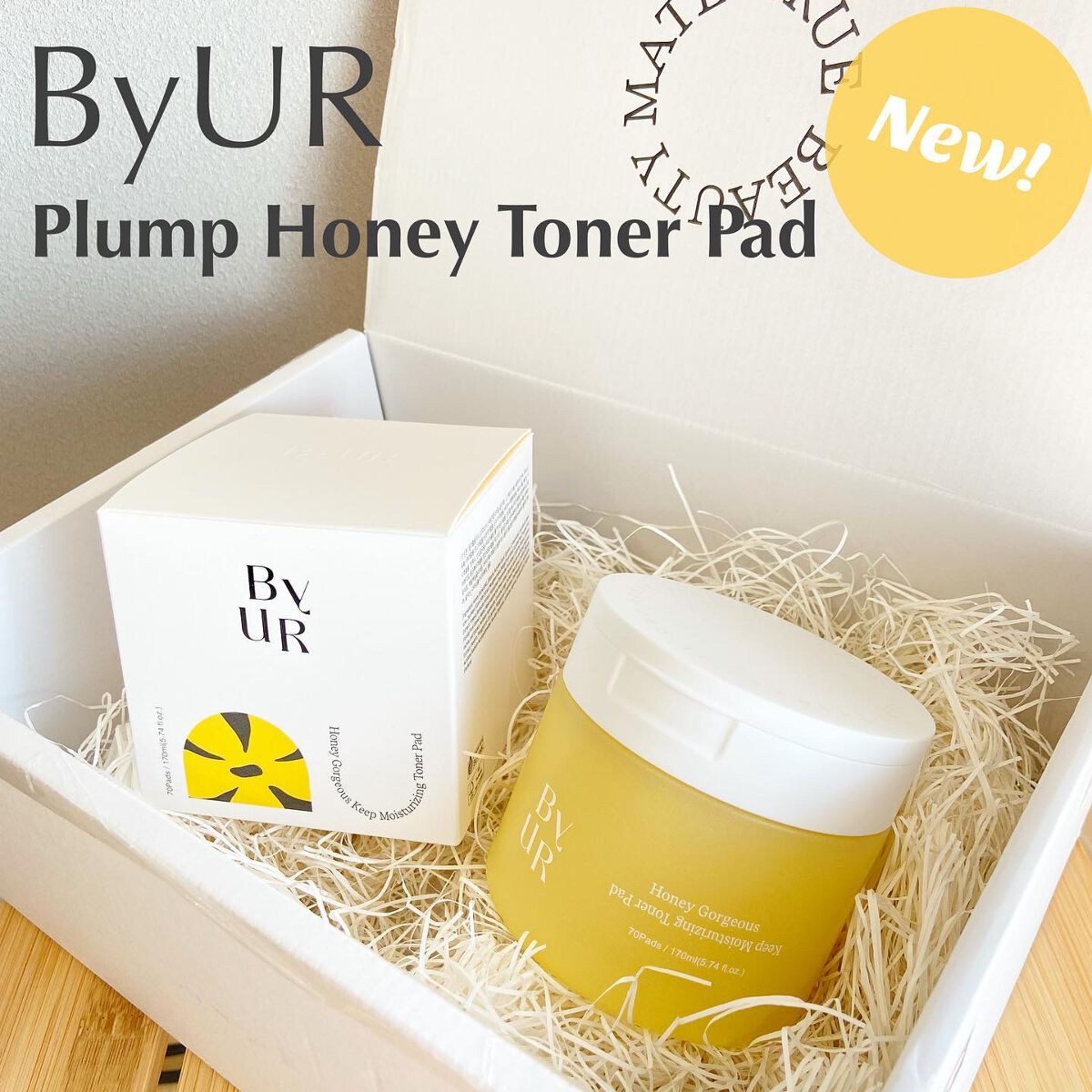 プランプハニー トナーパッド/ByUR/トナーパッドを使ったクチコミ（1枚目）