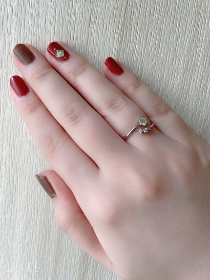 TMショコラティエネイルS/セリア/マニキュアを使ったクチコミ(1枚目)