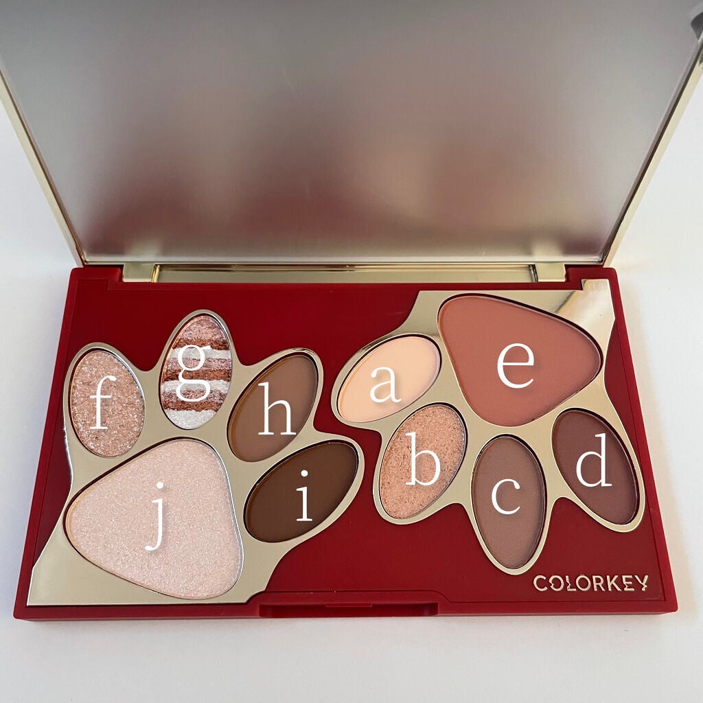 トラ十色アイシャドウパレット/COLORKEY/アイシャドウパレットを使ったクチコミ(5枚目)