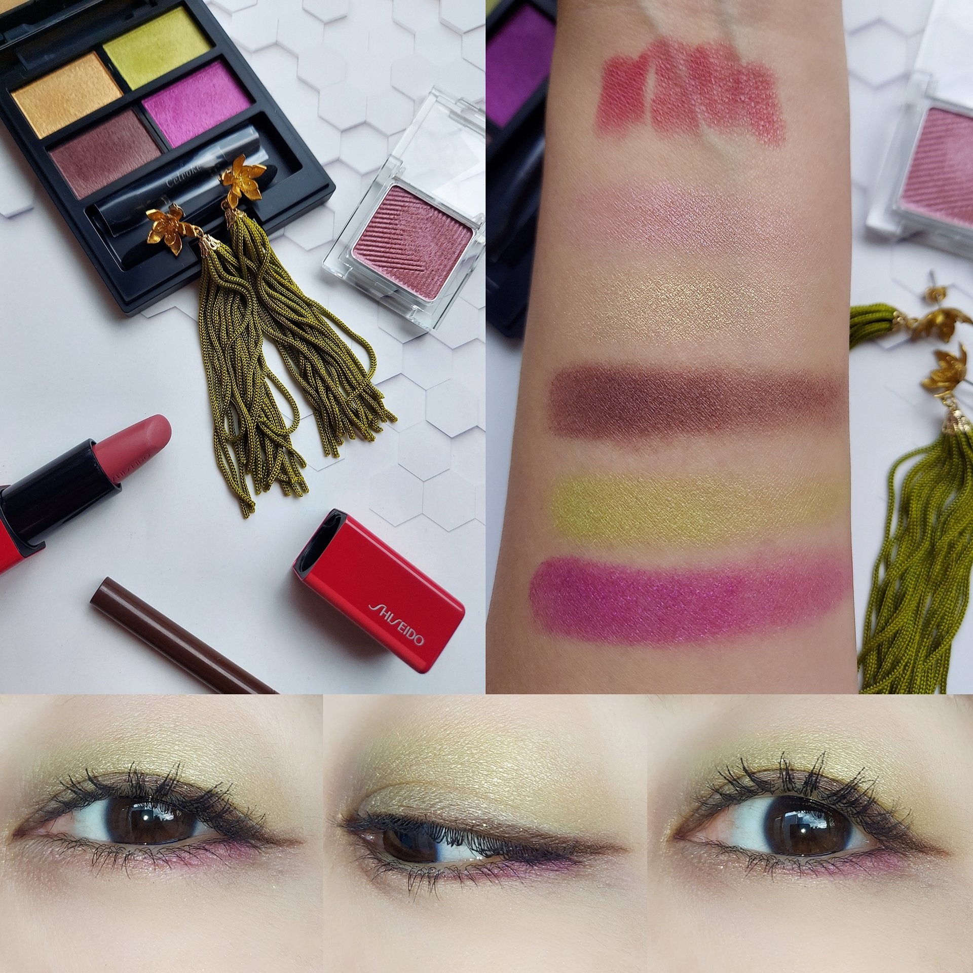 セルヴォーク ヴァティック アイパレット EX06 コスモスガーデン/Celvoke/アイシャドウパレットを使ったクチコミ（3枚目）