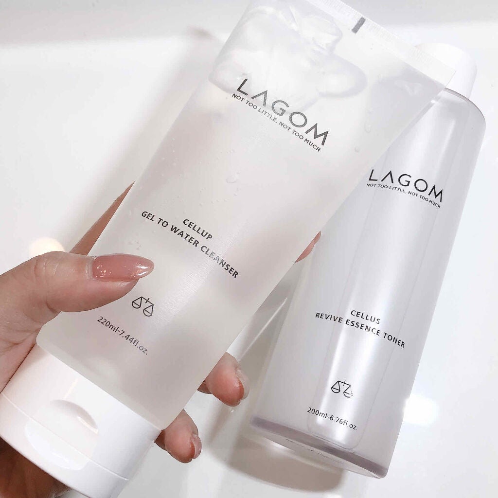 ラゴム ジェルトゥウォーター クレンザー(朝用洗顔)/LAGOM /その他洗顔料を使ったクチコミ(4枚目)