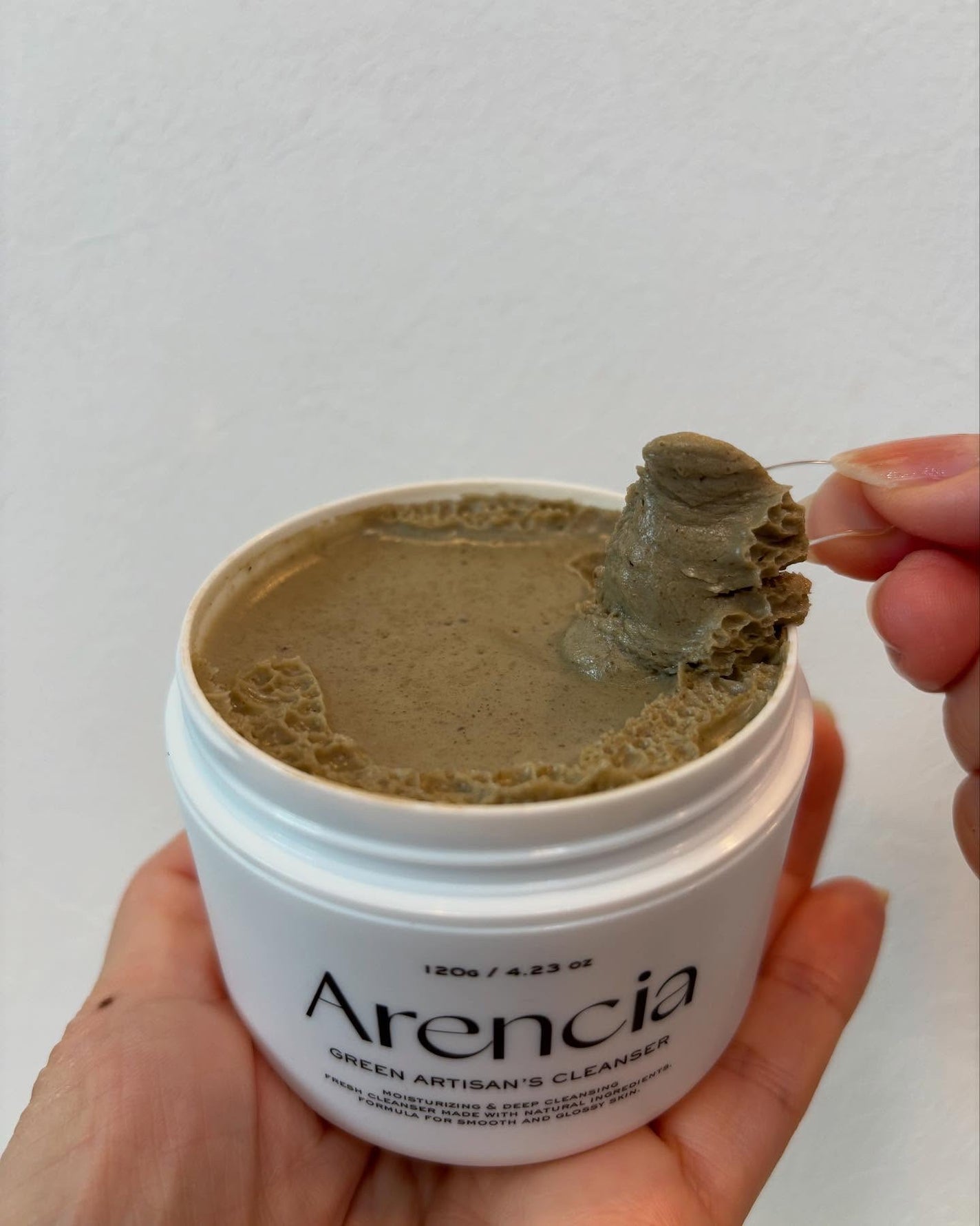 プレミアムもちソープ「グリーンアルティザン」/アレンシア/その他洗顔料を使ったクチコミ(3枚目)