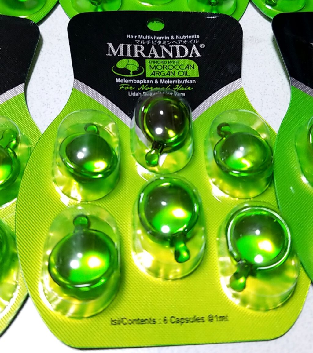 ヘアビタミン モイスチャーヘアオイル/MIRANDA/ヘアオイルを使ったクチコミ(2枚目)