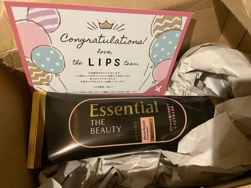 THE BEAUTY 髪のキメ美容プレミアムトリートメント<モイストリペアプレミアム>/エッセンシャル/洗い流すヘアトリートメントを使ったクチコミ(1枚目)