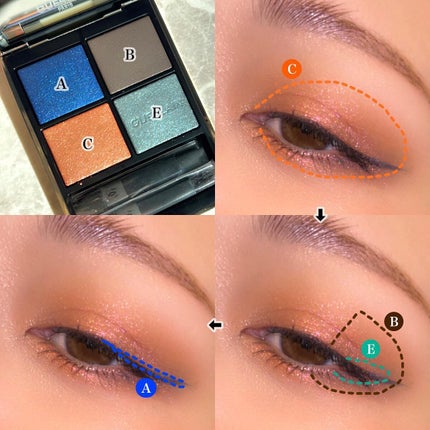 オンブル ジェ/GUERLAIN/アイシャドウパレットを使ったクチコミ(10枚目)