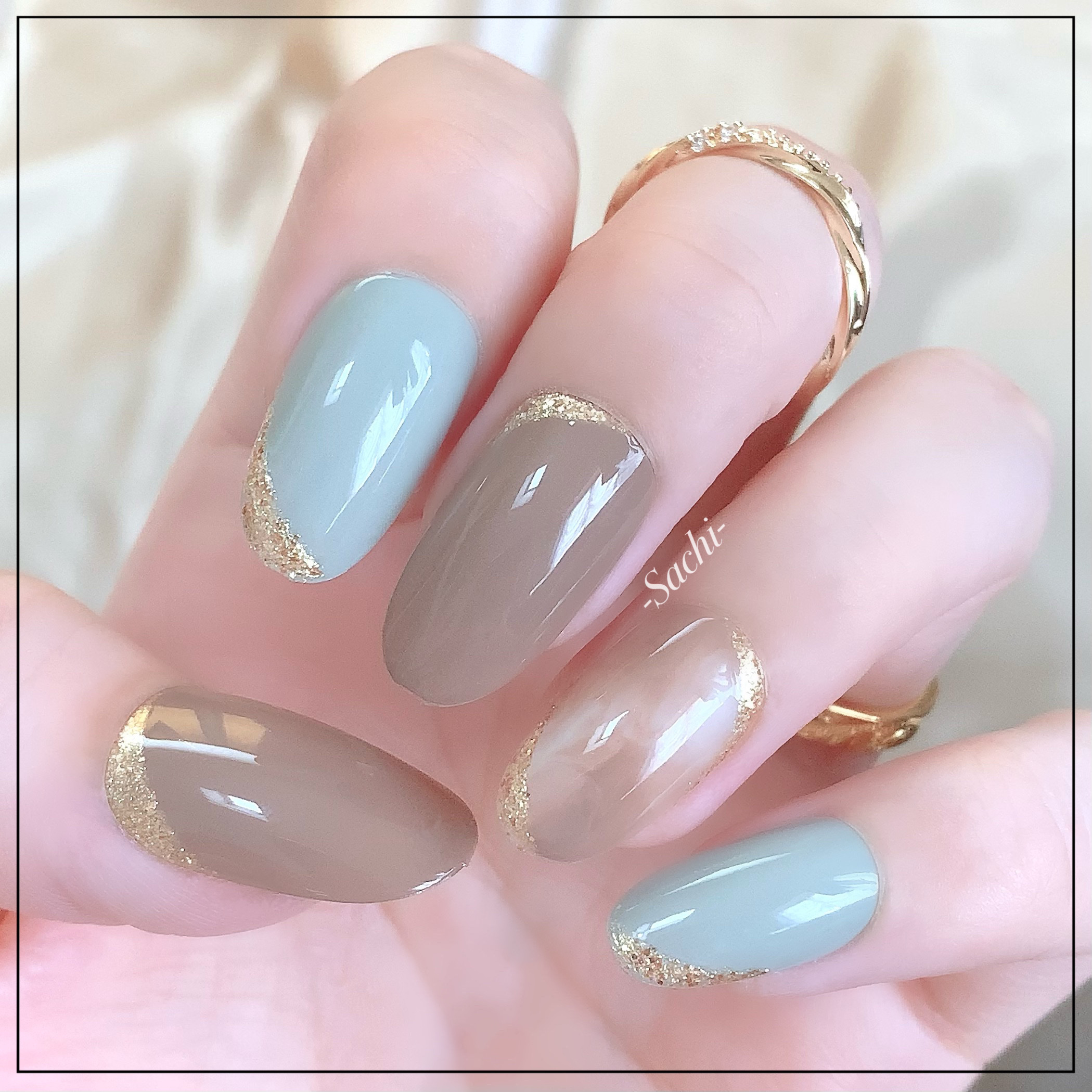 RMK ネイルラッカー 19 Cloudy Grey クラウディー グレー/RMK/マニキュアを使ったクチコミ（3枚目）