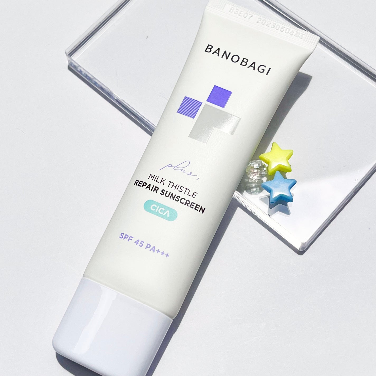 ミルクシスルリペアシカサンスクリーンプラス/BANOBAGI/日焼け止めミルクを使ったクチコミ(1枚目)