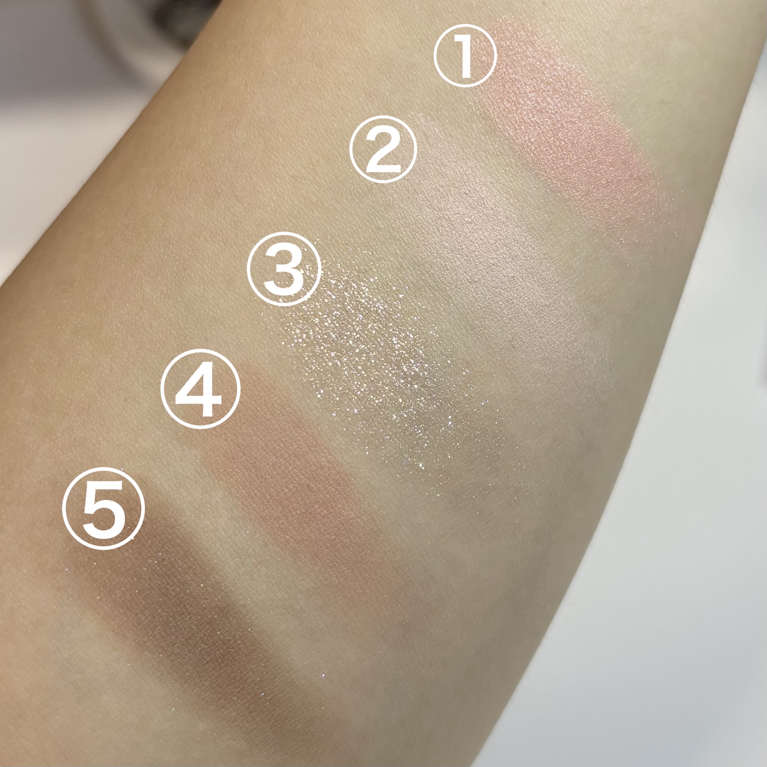 オールラウンドアイパレット 05 ローズファズ/hince/マルチパレットを使ったクチコミ（3枚目）