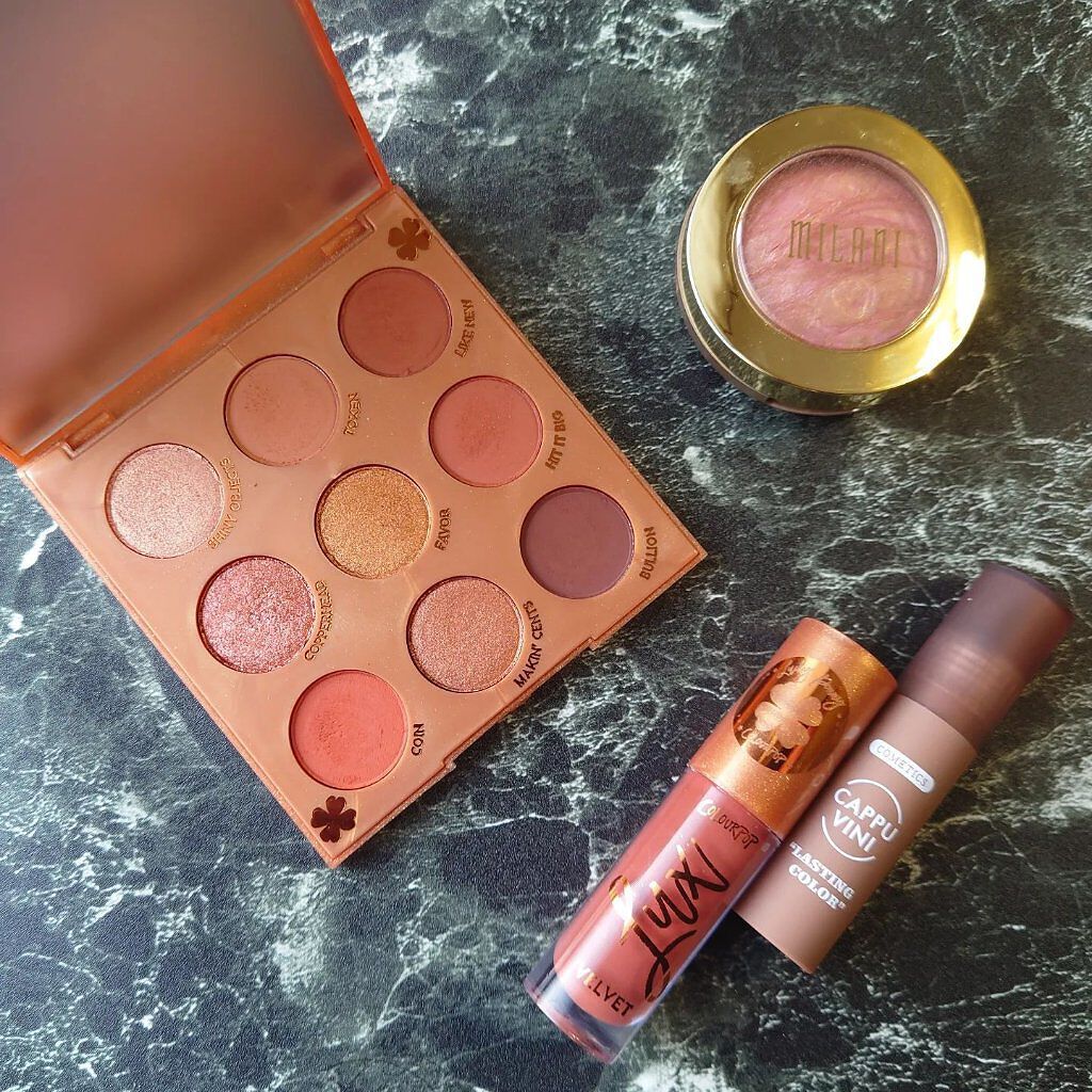  ラッキーペニー/ColourPop/アイシャドウパレットを使ったクチコミ（3枚目）
