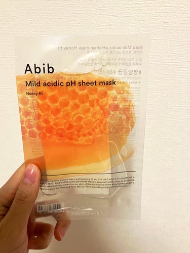 Abib  弱酸性pHシートマスク ハニーフィットのクチコミ「ハニーフィットマスク🍯

Abib
弱酸性pHシートマスク ハニーフィット

そのままの蜂蜜の.....」（1枚目）